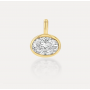 Bezel Oval Charm